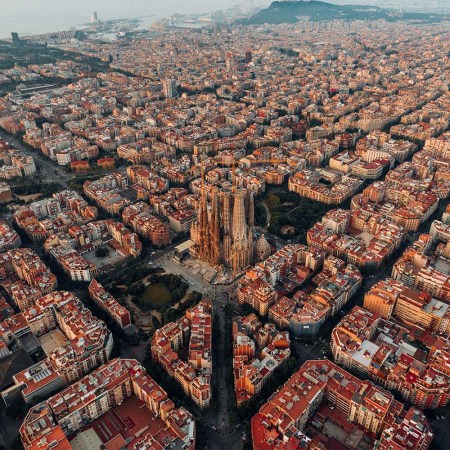 Aerial view of Barcelona, Spain. The country will no longer allow air conditioning to be set below 80 degrees Fahrenheit in the summer.