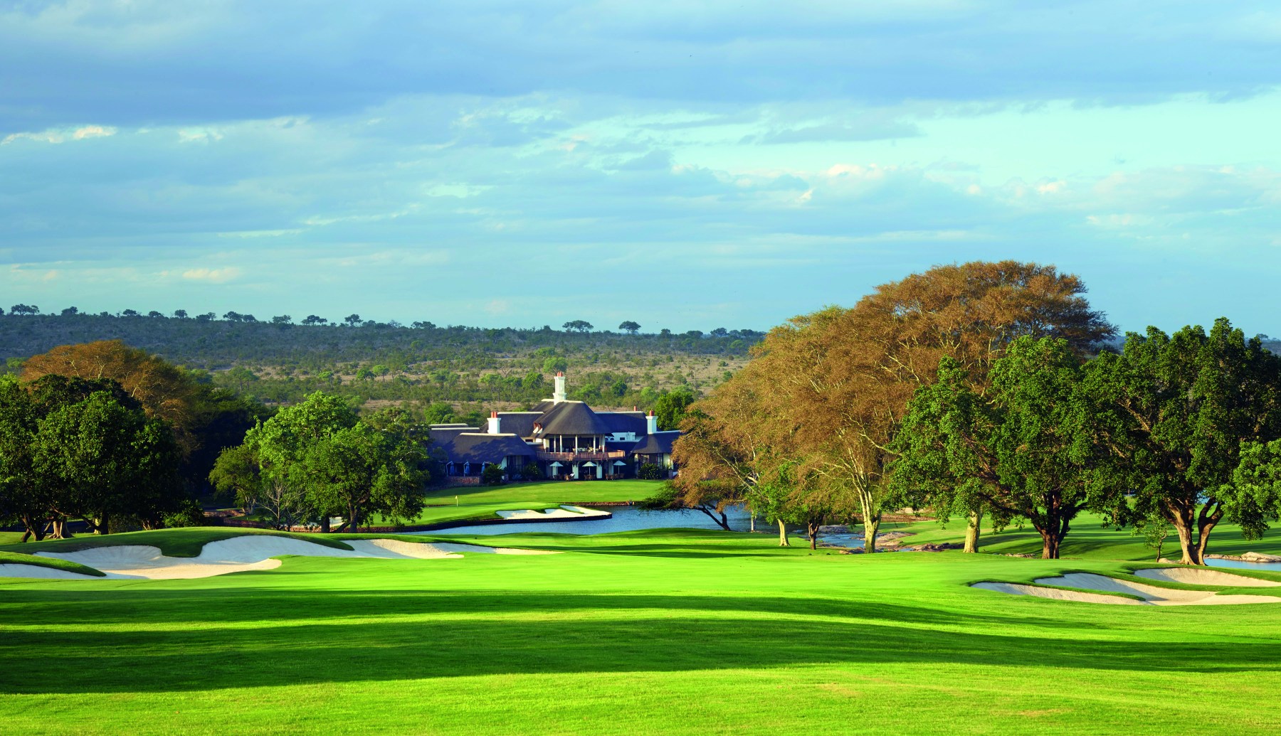 <strong>LEOPARD CREEK COUNTRY CLUB</strong>, South Africa. You may see crocodiles or hippos as you play.<br> <br>Waldek says: “Don’t let Leopard Creek’s name fool you — you’re golfing alongside the Crocodile River that borders Kruger National Park and you’re far more likely to see the aquatic giants than the elusive cats. Hippos, too, are a fan of the river here, especially near the green at hole 13.”<br>