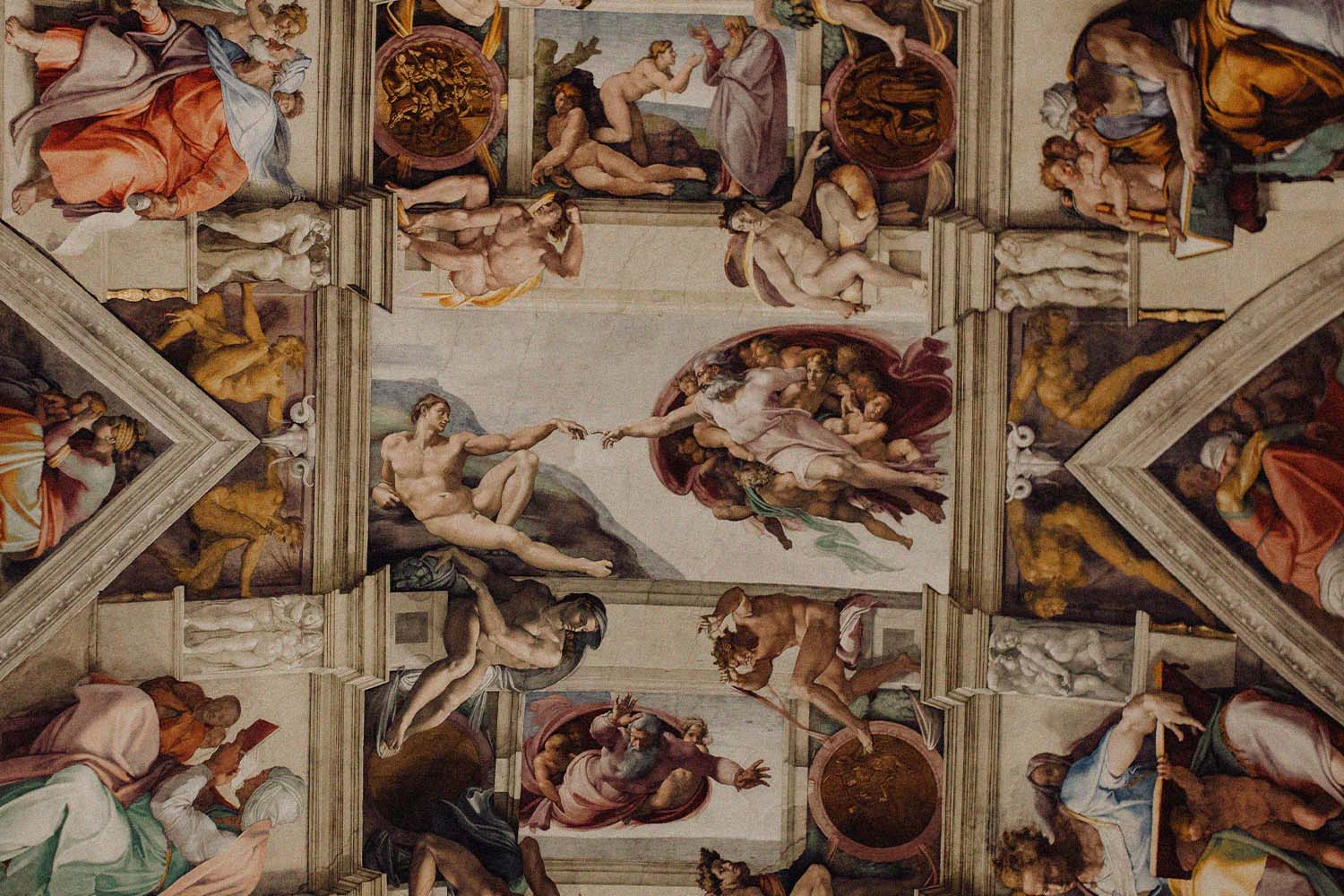 The Sistine Chapel ceiling