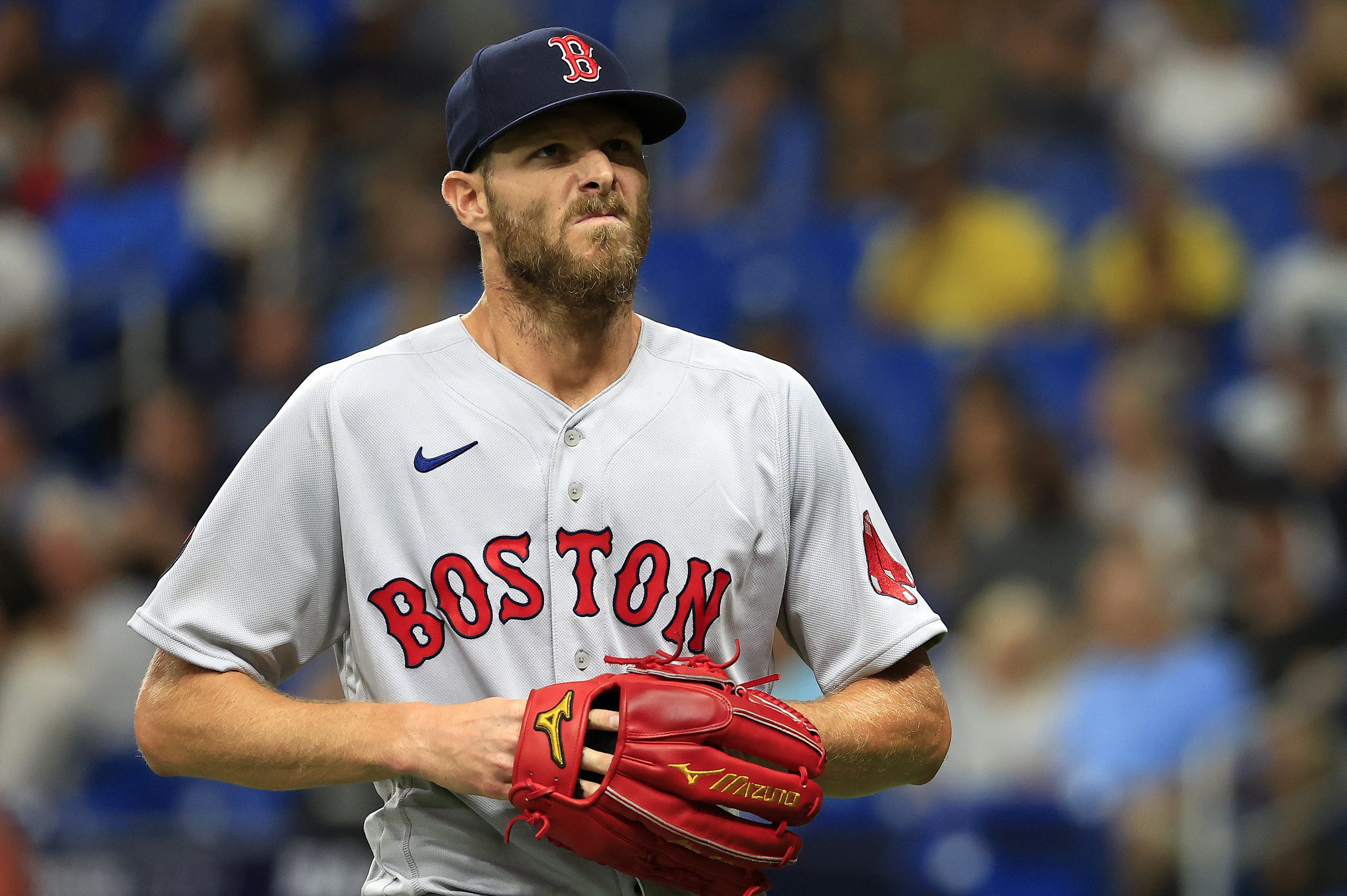 Chris Sale makes a rare appearance for the Boston Red Sox.