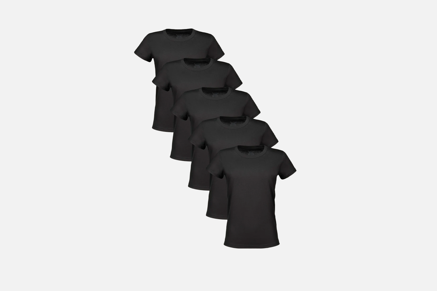 Crew All Black 5-Pack