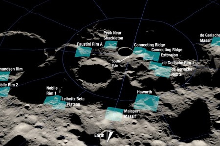 Lunar landing sites
