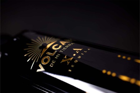 A bottle of Volcán de Mi Tierra