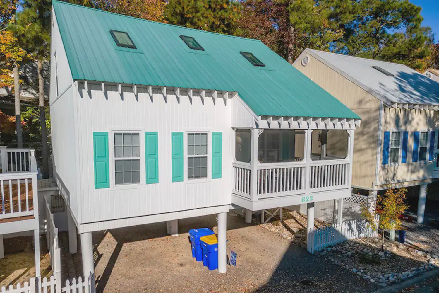Exterior of beach house