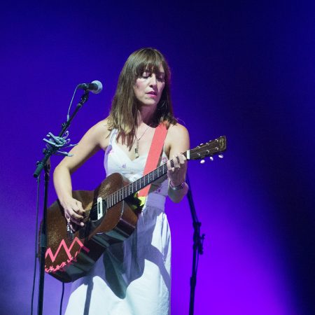 Feist performs at L'Olympia on September 5, 2018 in Paris, France.