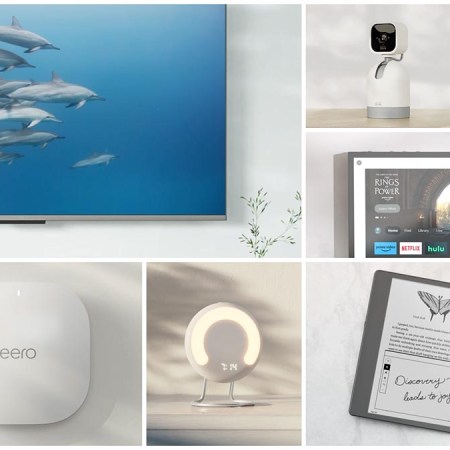 Different shots of Amazon's new hardware, announced at an event in late September