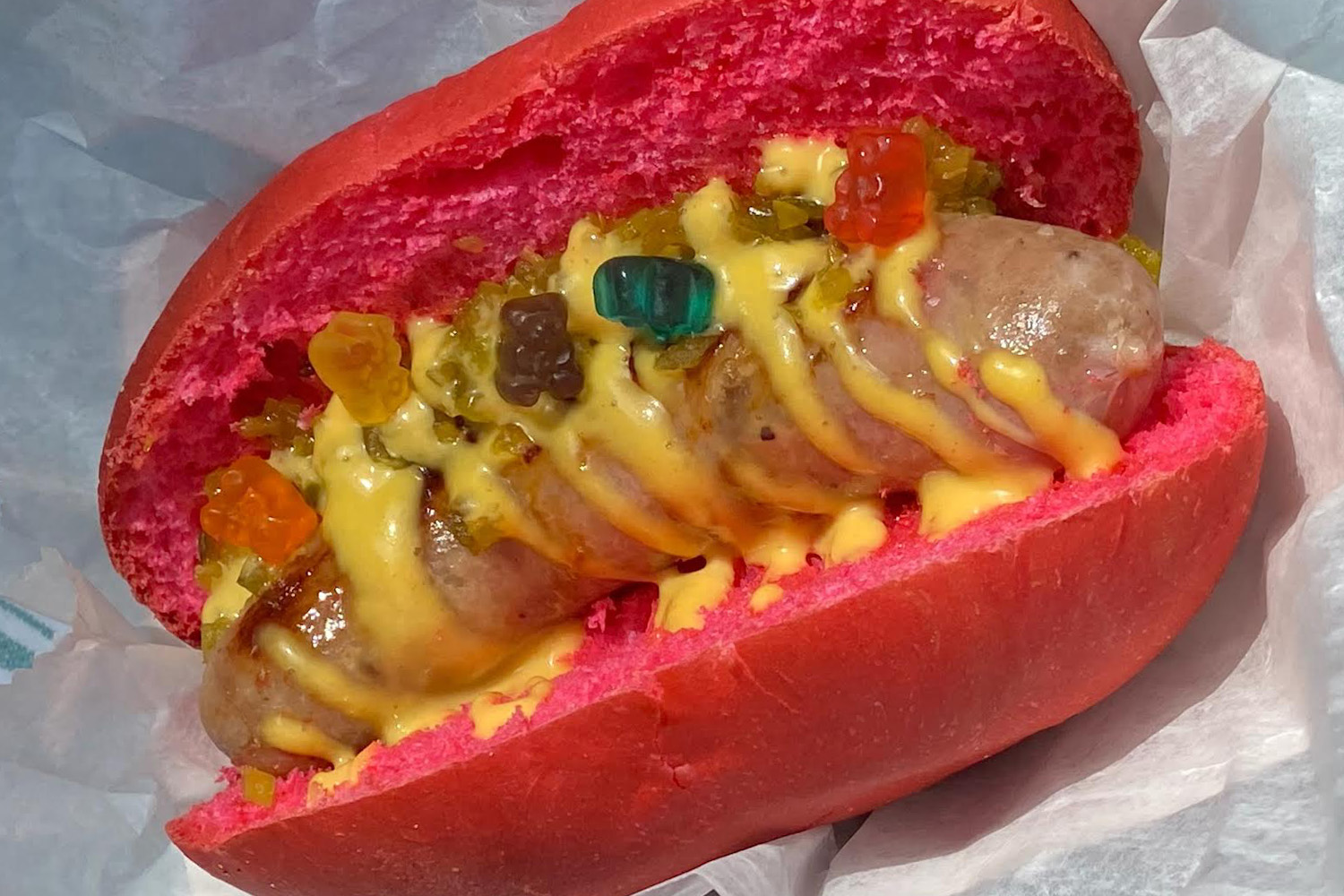 Gummy Bear Brat Hot Dog