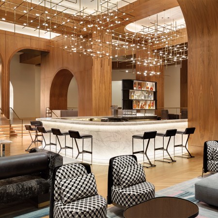 The lobby bar at Signia by Hilton San Jose, one of the best new hotels near San Francisco
