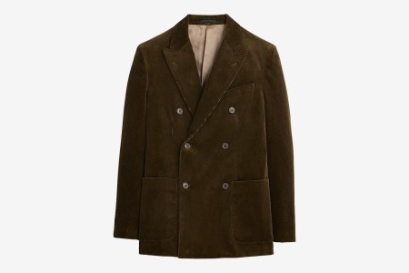 J.Crew Kenmare Italian Corduroy Double-Breasted Suit Jacket