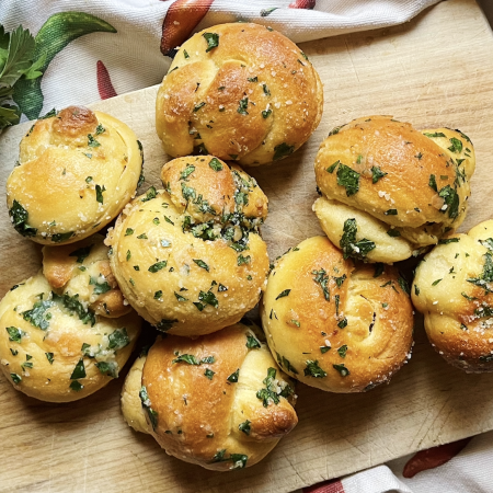 Chef Rossella Rago's garlic knots