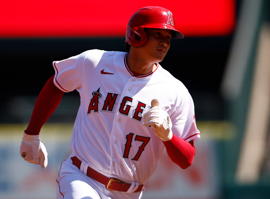 Texas Rangers v Los Angeles Angels