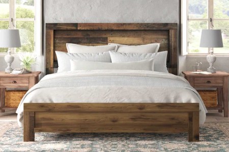 The Mello Standard Bed, now on sale at Wayfair.