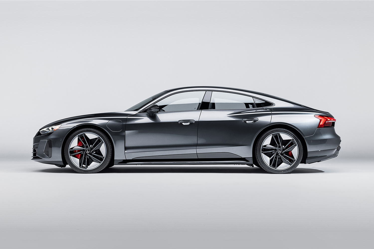 The driver's side of the Audi e-tron GT, an EV currently being given away on Omaze, a fundraising platform