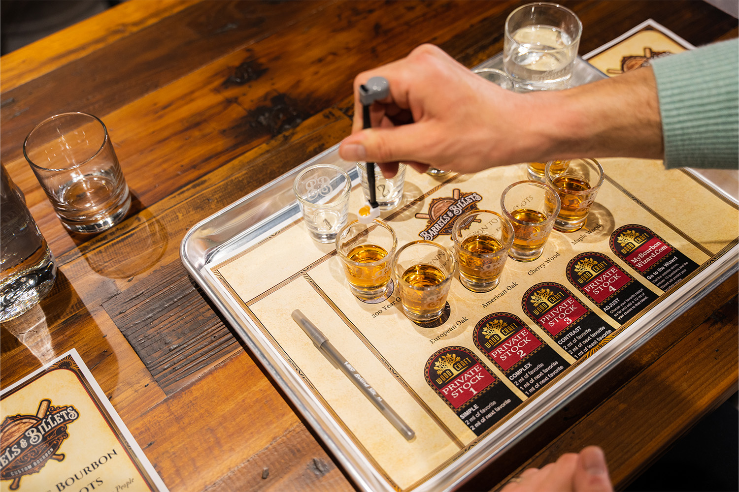 Barrels & Billets Blending Tray