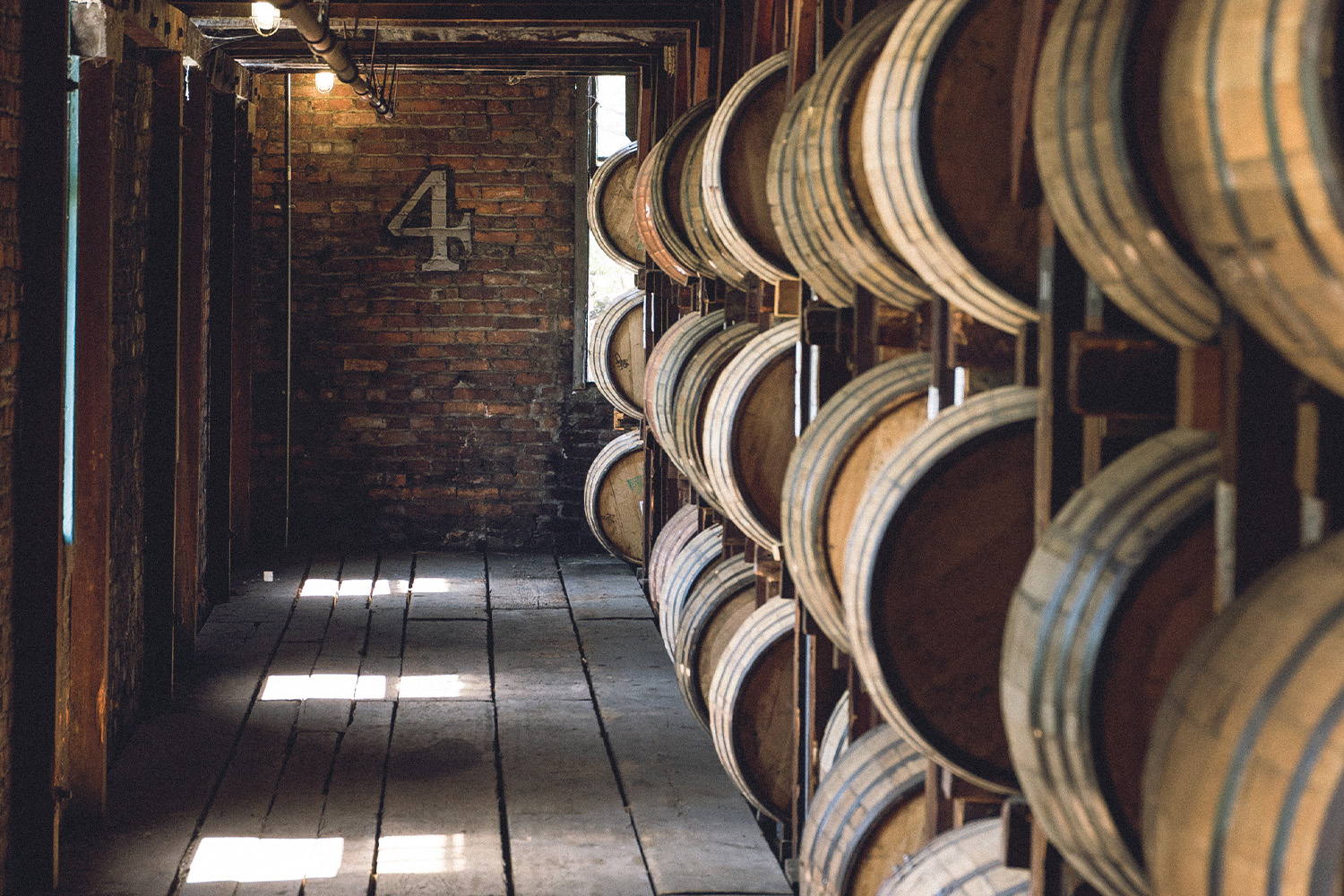 Interior of Buffalo Trace Warehouse