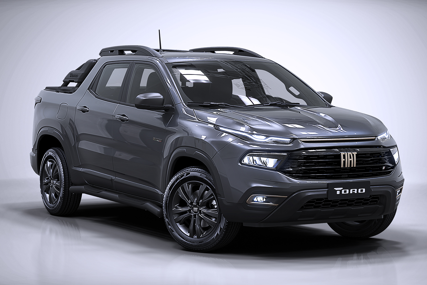 The 2023 Fiat Toro S-Design, a compact pickup truck that's called the Ram 1000 in other parts of the world