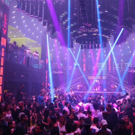 Interior of LIV, a club in Miami, Florida, where Sarah Lucey (better known as Irish Sarah) is director of talent