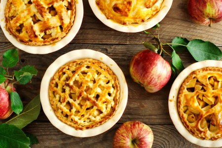 apple pies from above