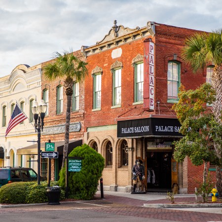 The Palace Saloon, the oldest bar in Florida, which is located on Amelia Island