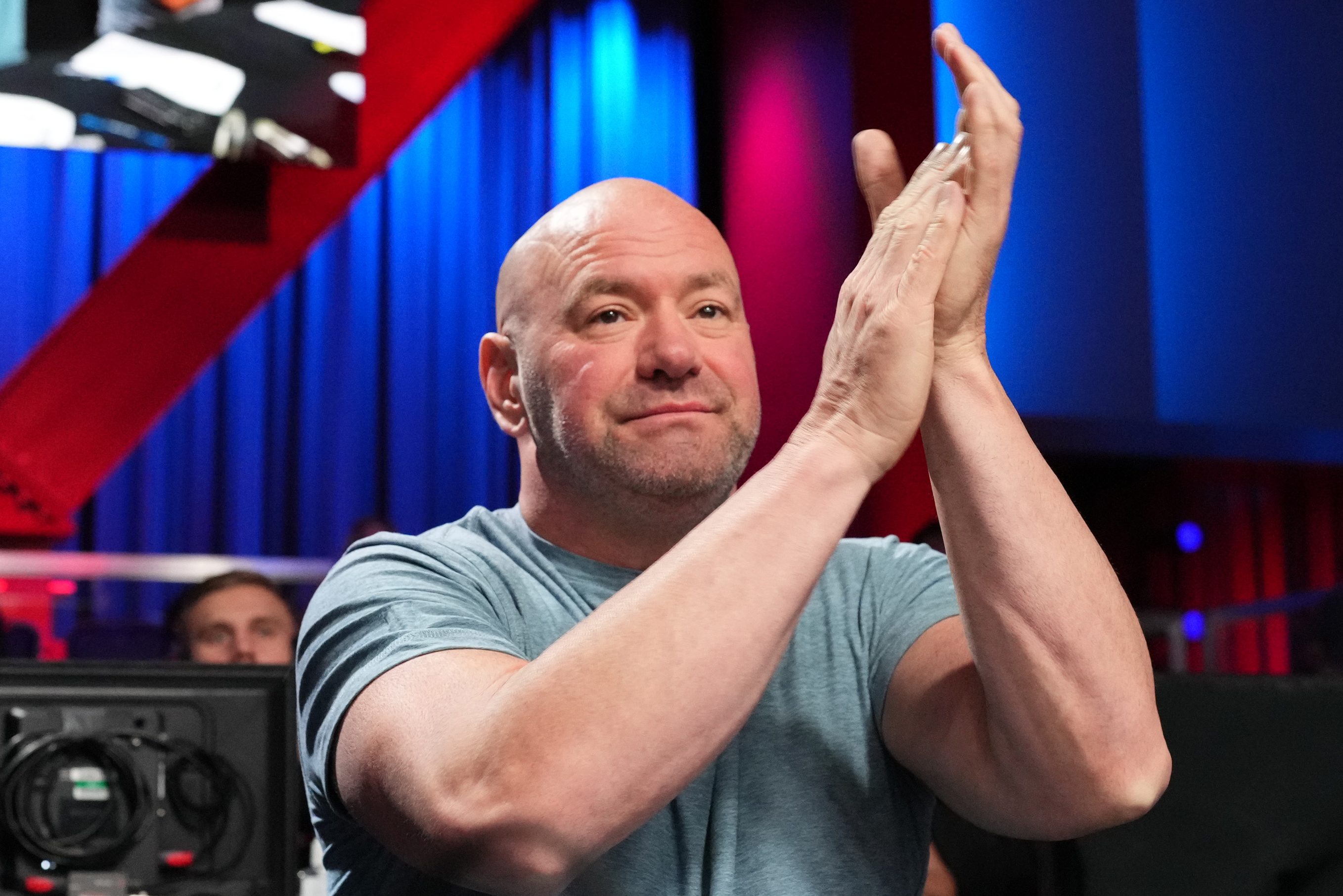 UFC president Dana White at UFC APEX in Las Vegas.