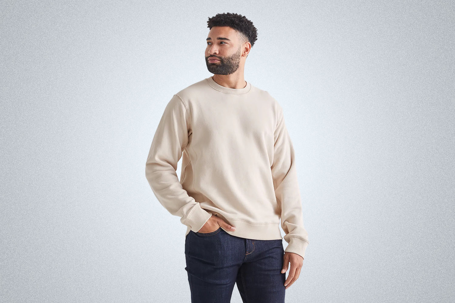 Duer Brushed Terry Performance Crew