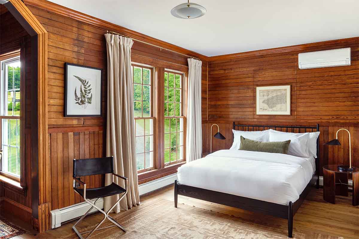 A typical room at Hotel Lilien
