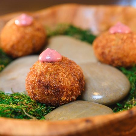 Bardea Steak's turducken croquettes.