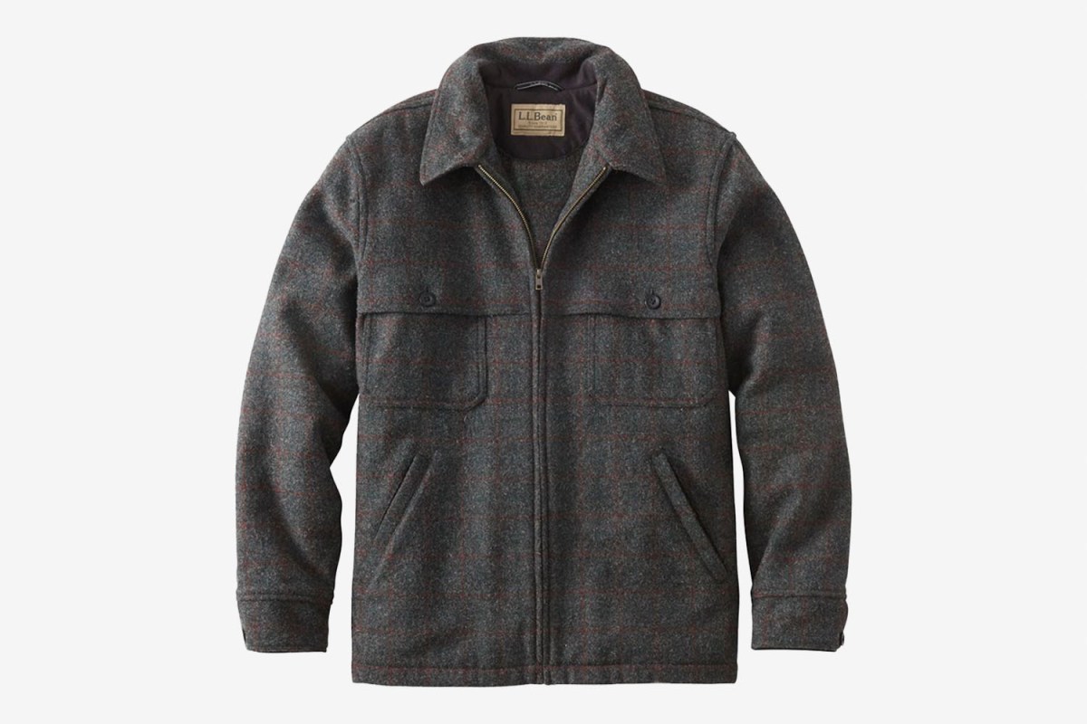 L.L. Bean Maine Guide Zip-Front Jac-Shirt