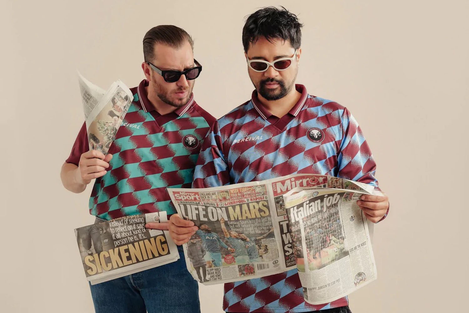 Percival x Throwing Fits Deco Diamond Football Shirt