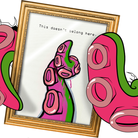 Cameron Robbie's tentacle piece