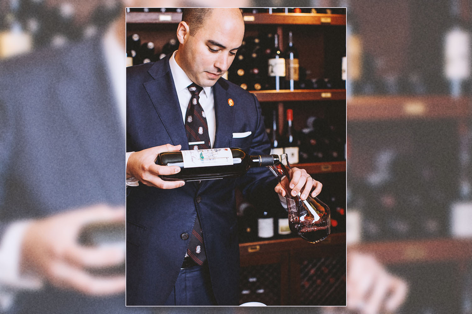 Sommelier Steven McDonald