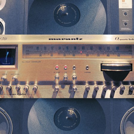 Marantz receiver photographed at Saturday Audio Exchange, Chicago