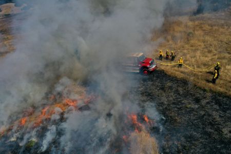 Controlled burn test