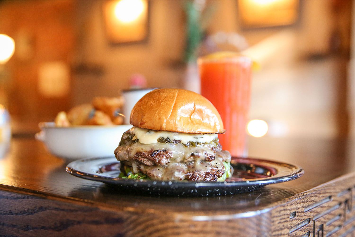 Burger from Hill East Burger