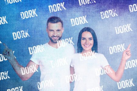 A couple on where the woman calls the man a "dork" as a term of endearment