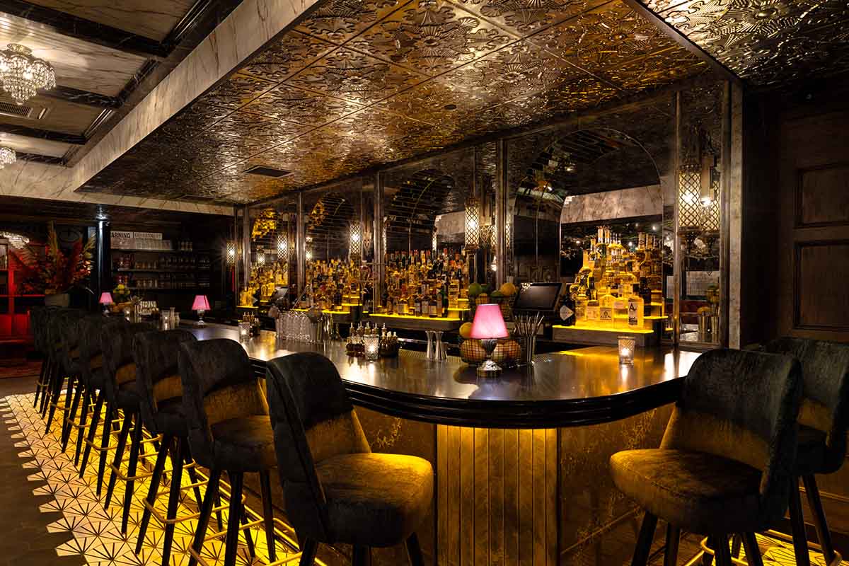 The interior of Madame George