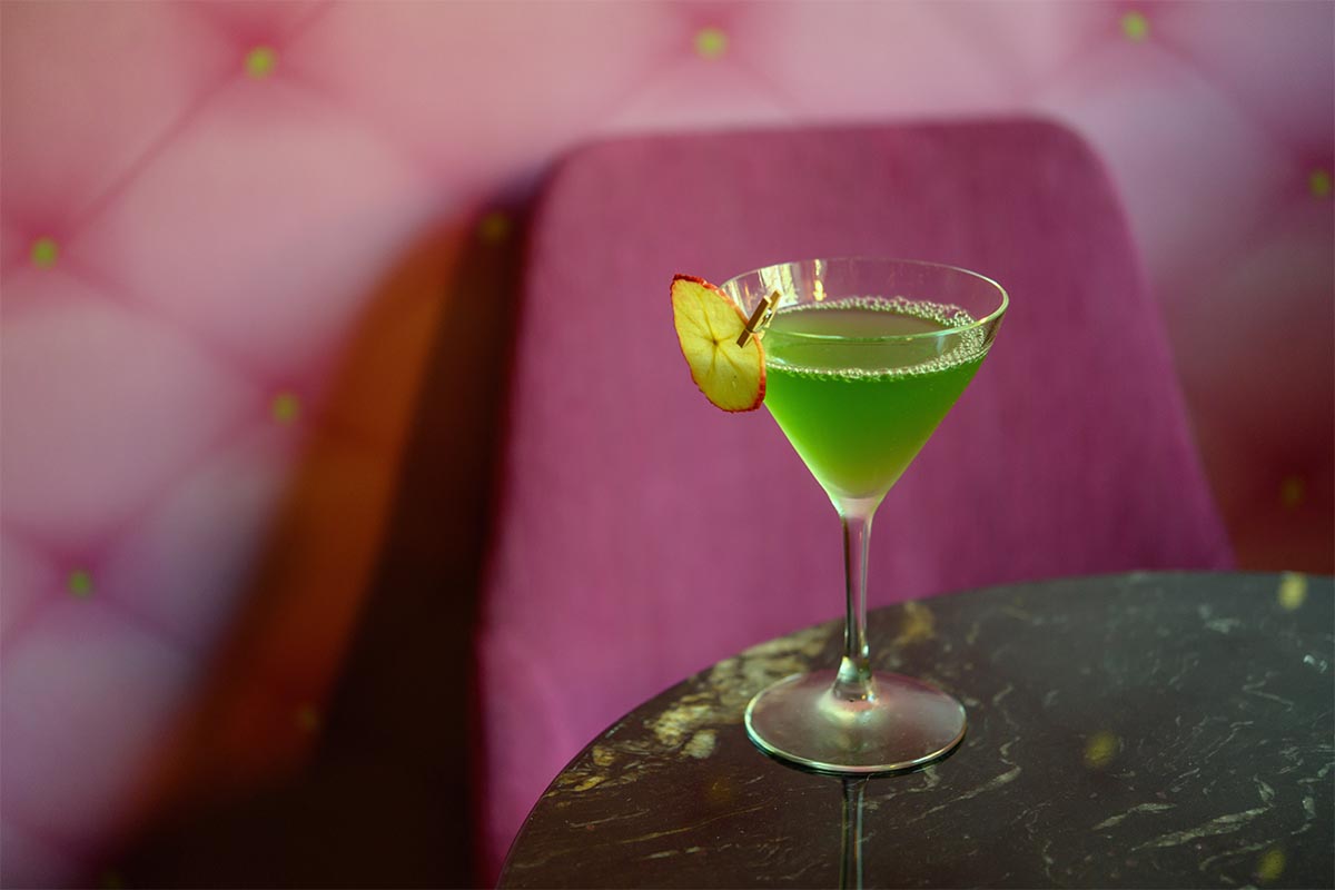The Big Apple Martini at Milady's