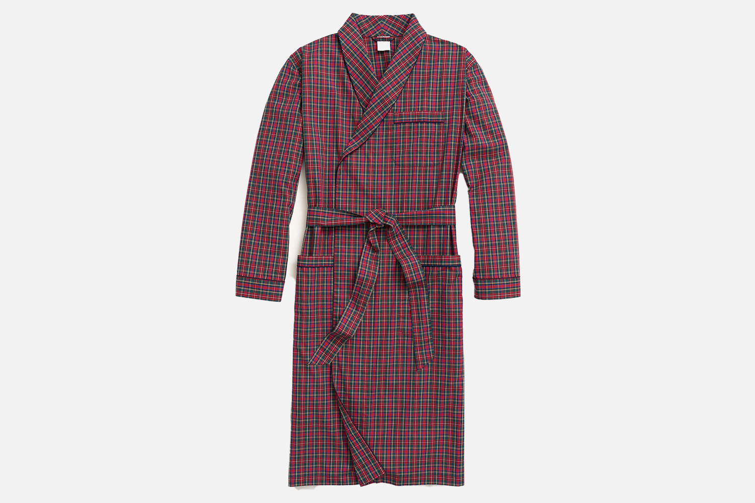 Brooks Brothers Cotton Broadcloth Tartan Robe