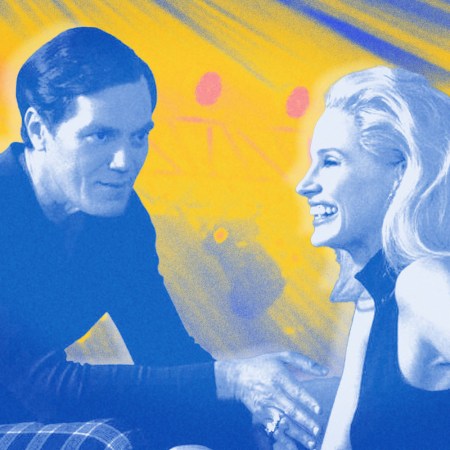 Michael Shannon and Jessica Chastain as George Jones and Tammy Wynette in "George & Tammy"