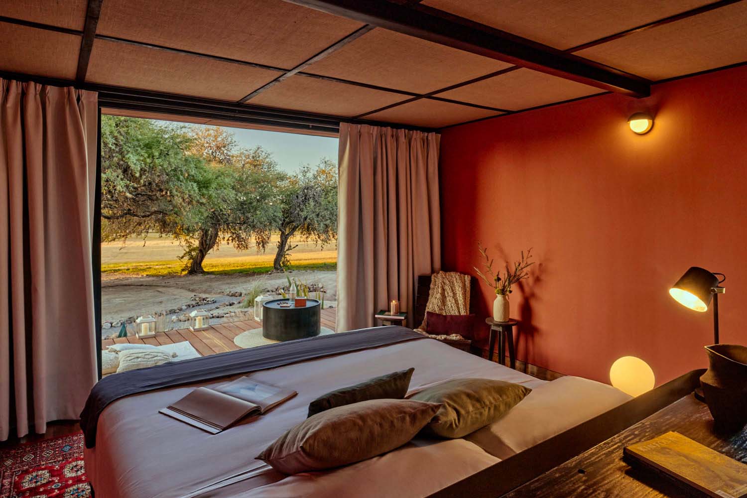 A guest room