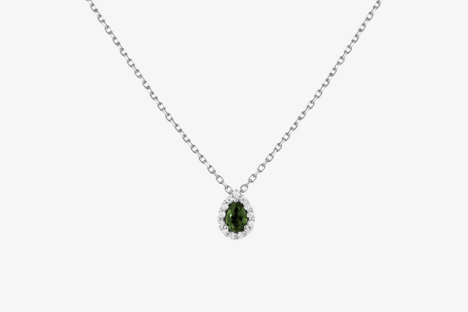 Vintage Pear Cut Necklace