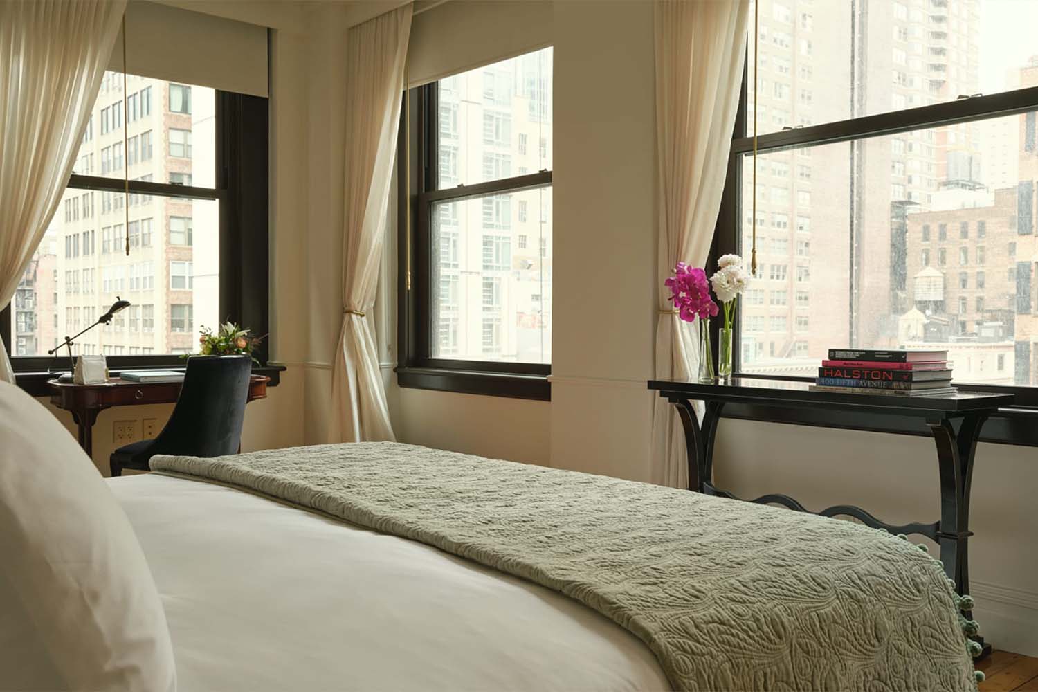 A guest room