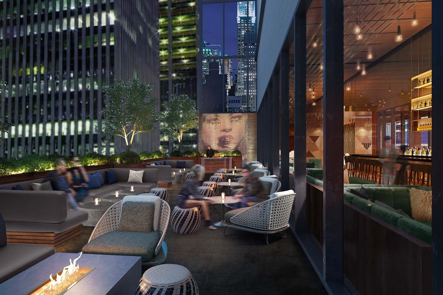 Rooftop Bar View