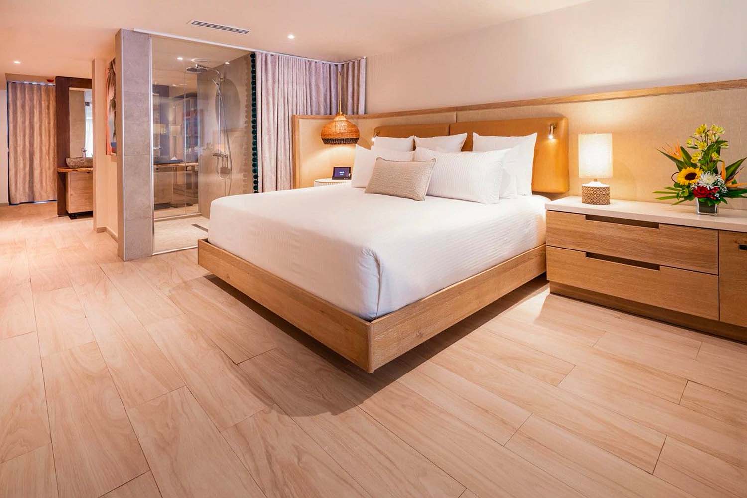 A guest room