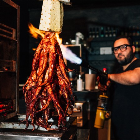 Chef Regino Rojas turns on the heat at Revolver Taco Lounge.