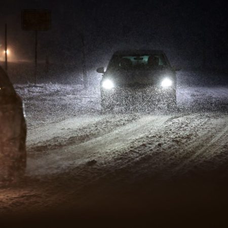 Driving in snow