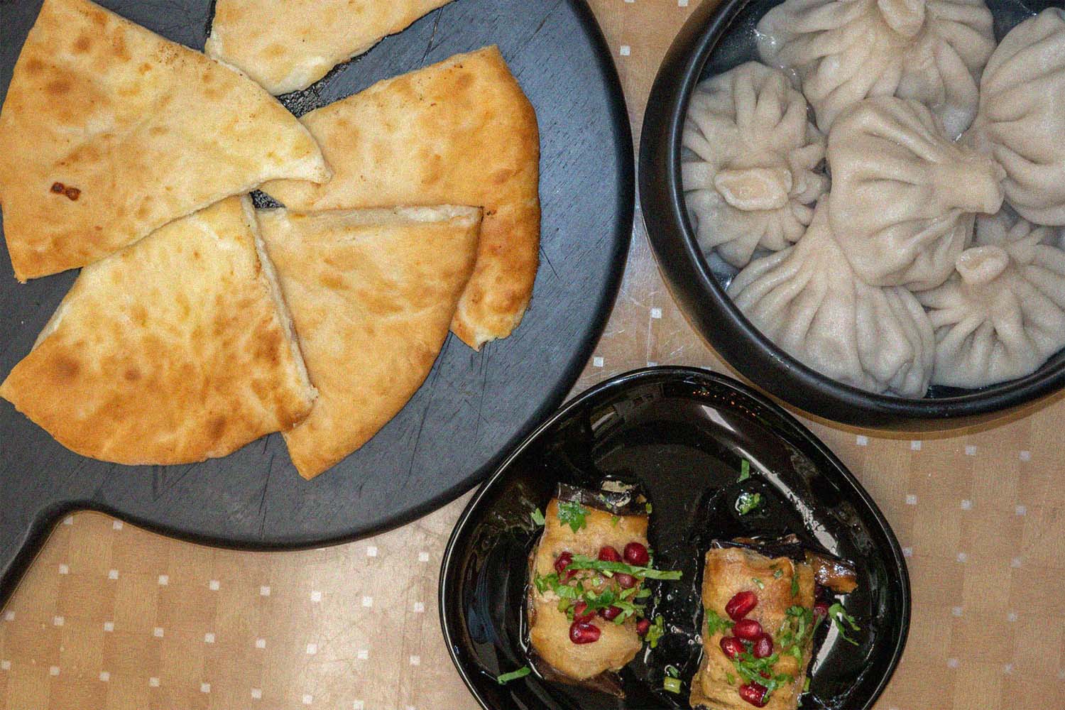 Khinkali imeruli eggplant from 18th Ave Cafe G