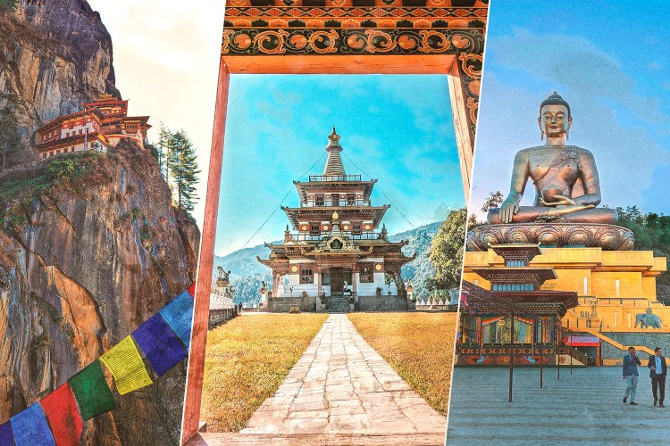 Tiger's Nest Monastery, Khamsum Yulley Namgyal Chorten and the Buddha Dordenma, all part of our travel guide to Bhutan