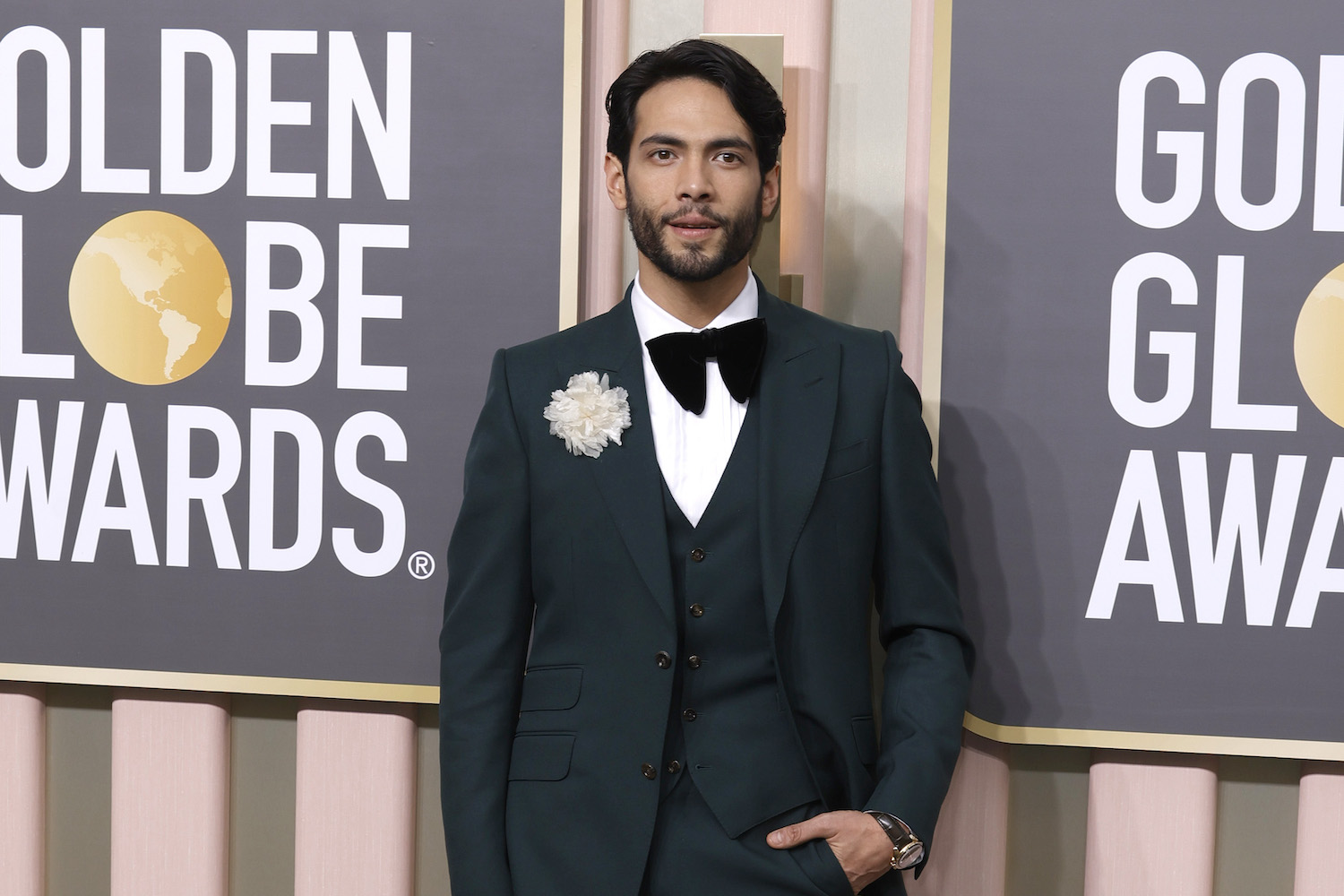Diego Calva at teh 80th Annual Golden Globe Awards