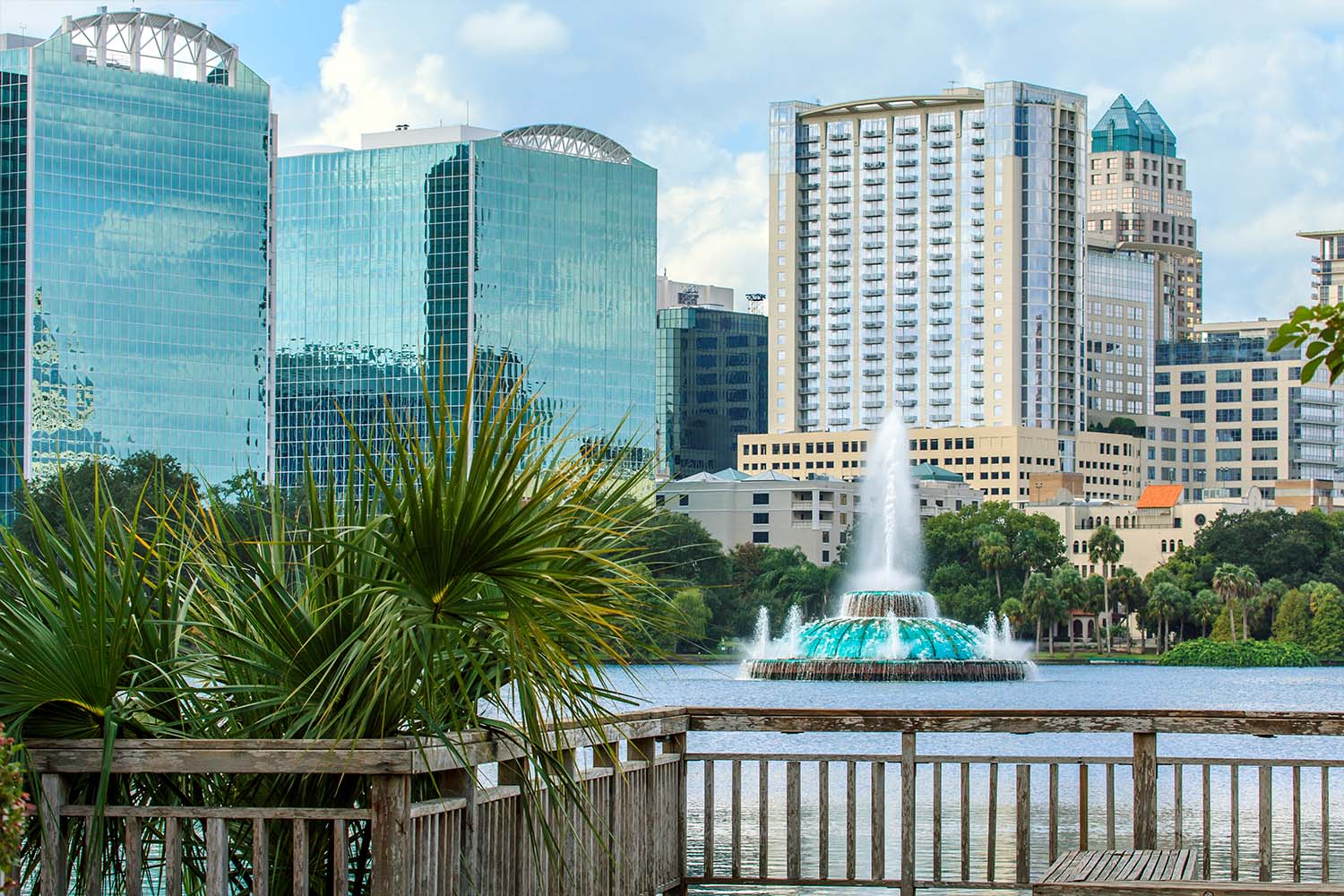 The Lake Eola Fountain
